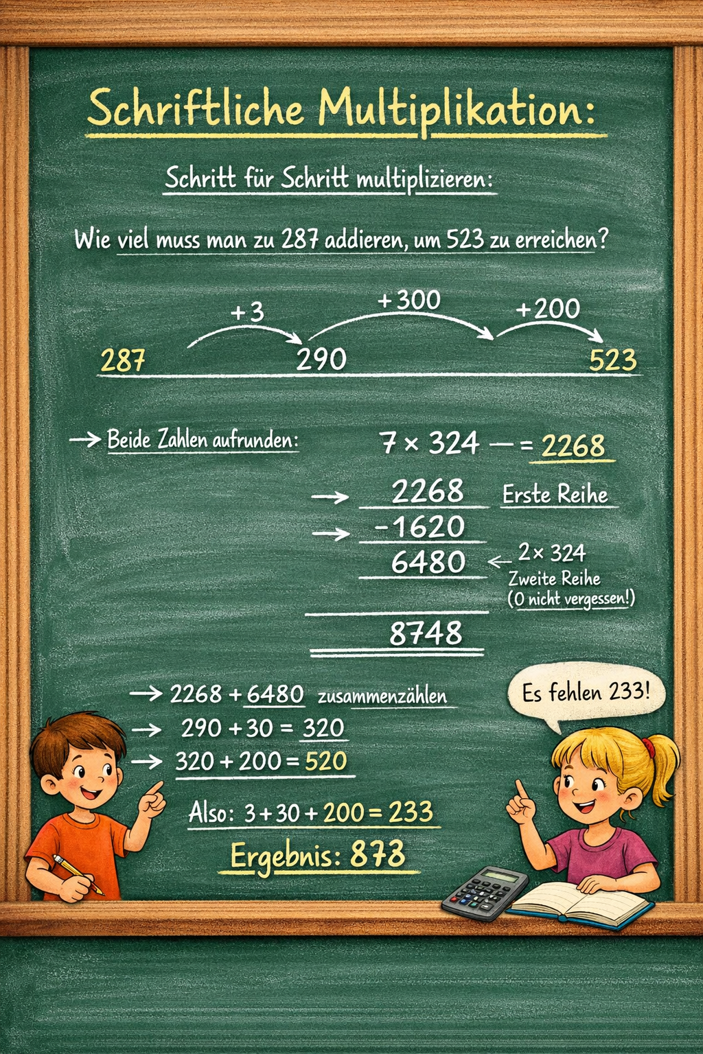 Schriftliche Multiplikation